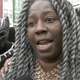 Saudia Shuler at a Black Panther-themed prom send-off she held for several students
